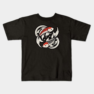 Japanese Koi Fish Kids T-Shirt